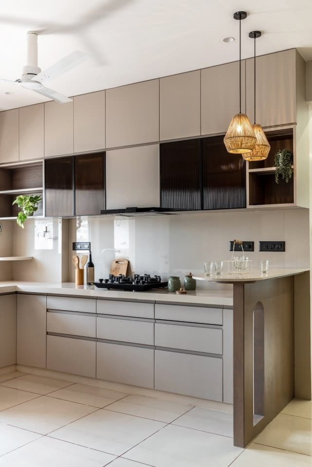 Straight kitchen